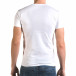 Ανδρική λευκή κοντομάνικη μπλούζα Lagos il120216-52 3