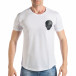 Ανδρική λευκή κοντομάνικη μπλούζα SAW tsf290318-39 2