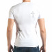 Ανδρική λευκή κοντομάνικη μπλούζα Berto Lucci il140416-10 3