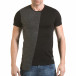 Ανδρική μαύρη κοντομάνικη μπλούζα SAW il170216-63 2