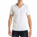 Ανδρική λευκή κοντομάνικη μπλούζα Duca Homme it010720-30 2