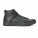 Ανδρικά μαύρα sneakers Montefiori it141016-23 2