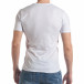 Ανδρική λευκή κοντομάνικη μπλούζα Enjoy it030217-6 3