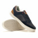 Ανδρικά γαλάζια sneakers Montefiori it260117-16 4