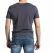 Ανδρική γκρι κοντομάνικη μπλούζα Breezy tr270221-43 3