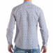 Ανδρικό γαλάζιο πουκάμισο με πριντ από καλοκαιρινό ύφασμα it050618-14 4