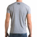 Ανδρική γκρι κοντομάνικη μπλούζα Glamsky il120216-62 3