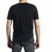 Ανδρική μαύρη κοντομάνικη μπλούζα Slim fit tr270221-48 3