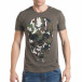Ανδρική πράσινη κοντομάνικη μπλούζα SAW tsf060217-38 2