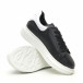 Ανδρικά μαύρα sneakers με χοντρή σόλα tr180320-34 4