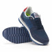 Ανδρικά γαλάζια αθλητικά παπούτσια Montefiori it250118-20 4