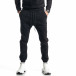 Ανδρικό μαύρο αθλητική φόρμα Duca Homme it010221-65 4