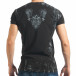 Ανδρική μαύρη κοντομάνικη μπλούζα Lagos tsf020218-74 3