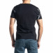 Ανδρική μαύρη κοντομάνικη μπλούζα Lagos tr010221-4 3