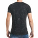 Ανδρική μαύρη κοντομάνικη μπλούζα Berto Lucci tsf060217-94 3
