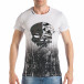 Ανδρική λευκή κοντομάνικη μπλούζα Lagos tsf290318-19 2