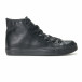 Ανδρικά μαύρα sneakers Bella Comoda it140916-14 2