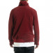 Ανδρικό κόκκινο φούτερ με κουκούλα tr020920-26 4