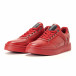 Ανδρικά κόκκινα sneakers Montefiori it200917-20 3