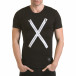 Ανδρική μαύρη κοντομάνικη μπλούζα SAW il170216-59 2