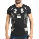 Ανδρική μαύρη κοντομάνικη μπλούζα Lagos tsf020218-68 2
