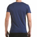 Ανδρική γαλάζια κοντομάνικη μπλούζα Franklin il170216-12 3