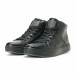 Ανδρικά μαύρα sneakers Montefiori it200917-18 3
