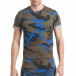 Ανδρική καμουφλαζ κοντομάνικη μπλούζα Roberto Garino it030217-1 2