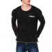 Ανδρικό μαύρο πουλόβερ με τσέπη 6375 tr240921-1 2
