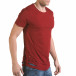 Ανδρική κόκκινη κοντομάνικη μπλούζα SAW il170216-61 4