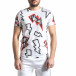 Ανδρική λευκή κοντομάνικη μπλούζα Lagos tr010221-19 2