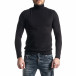 Ανδρική μαύρη μπλούζα Duca Homme it010221-68 2