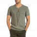 Ανδρική πράσινη κοντομάνικη μπλούζα Made in Italy it240621-6 2