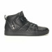 Ανδρικά μαύρα sneakers Montefiori it141016-17 2