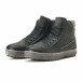 Ανδρικά μαύρα sneakers Niadi it251017-53 3
