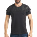 Ανδρική μαύρη κοντομάνικη μπλούζα Lagos tsf020218-73 2