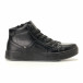 Ανδρικά μαύρα sneakers Montefiori it200917-18 2