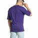 Ανδρική μωβ κοντομάνικη μπλούζα Oversize tr150521-2 4