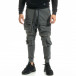 Ανδρικό γκρι παντελόνι Cargo Jogger tr020920-3 3