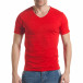 Ανδρική κόκκινη κοντομάνικη μπλούζα Enjoy it030217-11 2