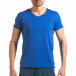 Ανδρική γαλάζια κοντομάνικη μπλούζα FM  it260416-47 2