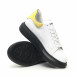 Ανδρικά λευκά sneakers με χοντρή σόλα tr180320-35 4