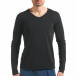 Ανδρική μαύρη μπλούζα Man it260416-49 2