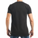 Ανδρική μαύρη κοντομάνικη μπλούζα Breezy tsf020218-20 3