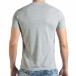 Ανδρική γκρι κοντομάνικη μπλούζα Just Relax il140416-31 3