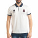 Ανδρική λευκή πολο Madmext tsf020218-59 2