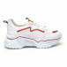 Γυναικεία λευκά sneakers Seribo tr180320-18 3