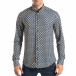 Ανδρικό γαλάζιο πουκάμισο Mario Puzo tsf270917-16 2