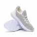 Ανδρικά λευκά μελάνζ αθλητικά παπούτσια ελαφρύ μοντέλο it041119-3 4