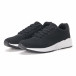 Ανδρικά μαύρα αθλητικά παπούτσια ελαφρύ μοντέλο it020618-21 3